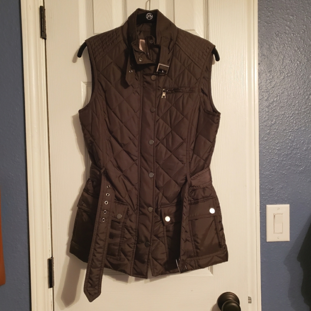 Banana Republic Puffer Vest Olive Green